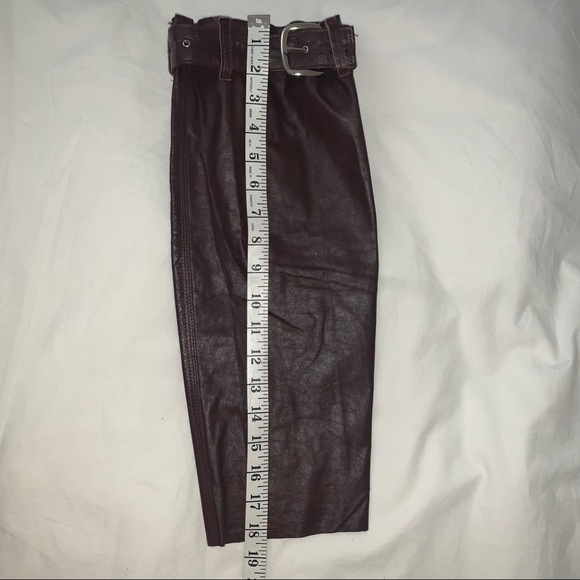 ✖️SOLD✖️Reworked Vtg Leather Pants, 2-Piece - Picture 16 of 16